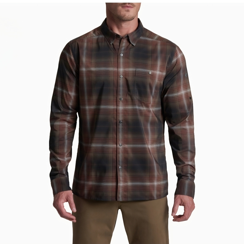 KÜHL Response™ Lite Men's Plaid Long Sleeve Shirt